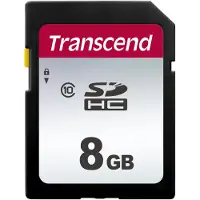 Transcend Sdhc 300s 8gb Class 10 Memory Card Multicolore