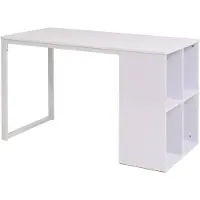 vidaXL Table d'écriture 120x60x75 cm Blanc