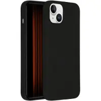 Accezz Coque Liquid Silicone avec MagSafe Apple iPhone 15 Plus - Noir