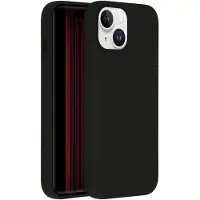 Accezz Coque Liquid Silicone avec MagSafe Apple iPhone 15 - Noir