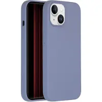 Accezz Coque Liquid Silicone Apple iPhone 15 - Lavender Gray