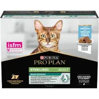 Purina Nourriture Pour Chats Stérilisés Pro Plan Au Cabillaud 75g 10 Unités