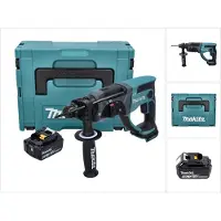Makita DHR 202 G1J Perforateur sans fil 18 V 2,0 J SDS Plus + 1x Batterie 6,0 Ah + Makpac - sans chargeur