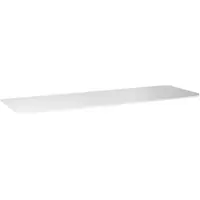 Balmani Moon tablette simple ou double Solid Surface blanc mat 160 x 55 cm