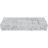 Balmani Mood lave-mains 65 x 20 cm Bianco Nero Terrazzo