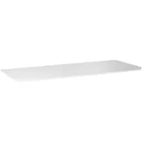 Balmani Moon tablette simple ou double Solid Surface blanc mat 130 x 55 cm