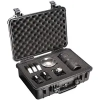 Peli Valise de protection Peli 1500 jaune avec mousse