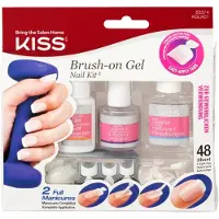KiSS Kit d'ongles en gel à appliquer au pinceau