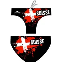 Turbo Suisse 2012 Swimming Brief Rouge,Noir 5XL Homme