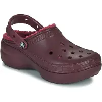 Crocs Classic Platform Lined Clogs Rouge EU 41-42 Femme