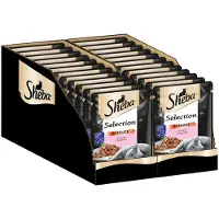Sheba Mégapack 56 x 85 g pour chat - Sélection en sauce au saumon