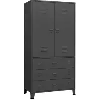 vidaXL Armoire industrielle Anthracite 90x50x180 cm Métal