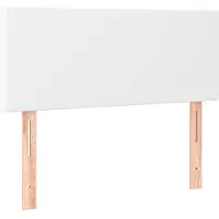 vidaXL Tête de lit blanc 90x5x78/88 cm similicuir