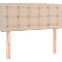 vidaXL Tête de lit cappuccino brun 90x5x78/88 cm similicuir