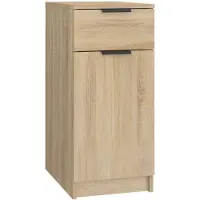 vidaXL Armoire de bureau Chêne sonoma 33,5x50x75 cm Bois d'ingénierie