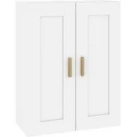 vidaXL Armoire murale blanc 69,5x32,5x90 cm bois d'ingénierie