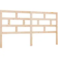 vidaXL Tête de lit 206x4x100 cm Bois massif de pin
