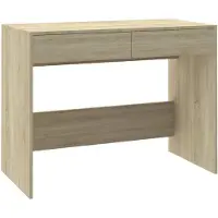 vidaXL Bureau Chêne Sonoma 101x50x76,5 cm Bois composite