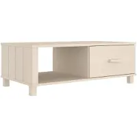 vidaXL Sideboard HAMAR brun miel 100x55x35 cm pin massif