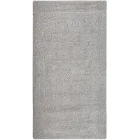 vidaXL Tapis shaggy antidérapant Gris clair 80x150 cm
