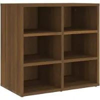 vidaXL Armoire à chaussures Chêne marron 52,5x30x50 cm