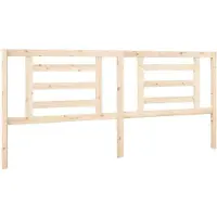 vidaXL Tête de lit 206x4x100 cm pin massif