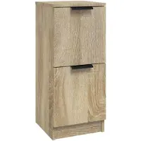 vidaXL Sideboard Chêne Sonoma 30x30x70 cm Matériau dérivé du bois