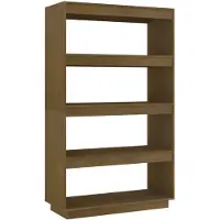 vidaXL Bibliothèque/Séparateur de pièce Marron miel 80x35x135 cm Pin
