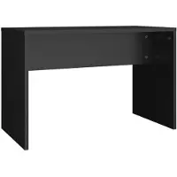 vidaXL Tabouret de toilette Noir 70x35x45 cm Bois d'ingénierie