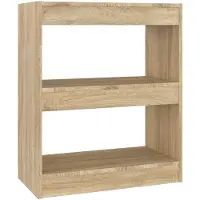 vidaXL Bibliothèque/Séparateur de pièce Chêne Sonoma 60x30x72 cm