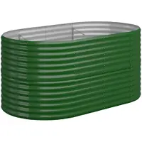 vidaXL -Planungsbox 152x80x68 cm Pulver -Stahlgrün