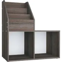 vidaXL Bibliothèque pour enfants Gris Chêne Sonoma 71x30x78,5cm Matériau dérivé du bois