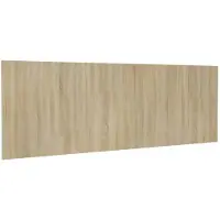 vidaXL Tête de lit murale chêne Sonoma 240x1,5x80 cm Bois composite