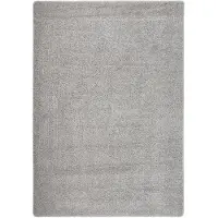 vidaXL Tapis shaggy antidérapant Gris clair 160x230 cm