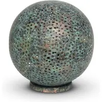 Safaary Lampe à poser orientale Patine verte Neena Ø 20 x 21cm
