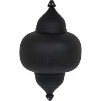 Safaary Lampe murale arabe Samia Noir Or 42 x 22 x 66cm