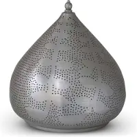 Safaary Lampe de table Drop Filigree Mirati Nickel Gold Ø 30 x 31cm