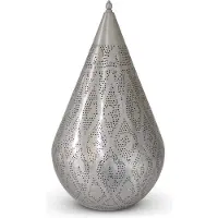 Safaary Lampe à poser orientale Nickel Gold Zarja Ø 30 x 54cm