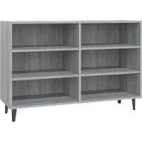 vidaXL Sideboard Gris Sonoma 103,5x35x70 cm Matériau dérivé du bois