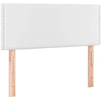 vidaXL Tête de lit blanc 100x5x78/88 cm similicuir