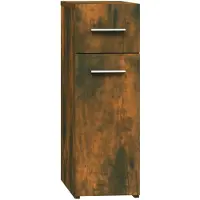 vidaXL Armoire d'apothicaire Chêne fumé 20x45,5x60cm Bois d'ingénierie