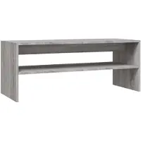 vidaXL Table basse Gris Sonoma 100x40x40 cm Bois composite