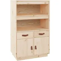 vidaXL Highboard 67x40x108,5 cm Pin massif