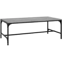 vidaXL Table basse Gris Sonoma 80x50x35 cm Bois composite