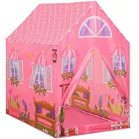 Super Merchant Tente de jeu pour enfants Rose 69x94x104 cm