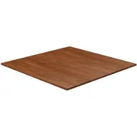 vidaXL Dessus de table carré Marron foncé90x90x1,5cm Bois chêne traité