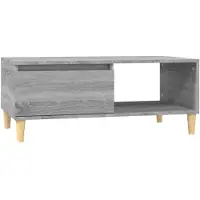 vidaXL Table basse Gris Sonoma 90x50x36,5 cm Bois composite