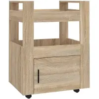 vidaXL Chariot de cuisine Chêne Sonoma 60x45x80 cm Bois composite