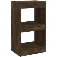 vidaXL Bibliothèque/Séparateur de pièce Chêne fumé 40x30x72 cm