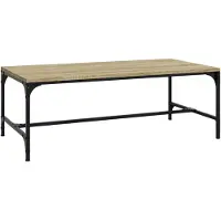 vidaXL Table basse chêne Sonoma 100x50x35 cm Bois composite
